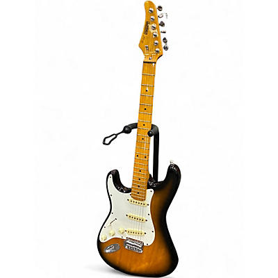 Used Hohner ST57 2 Tone Sunburst Solid Body Electric Guitar