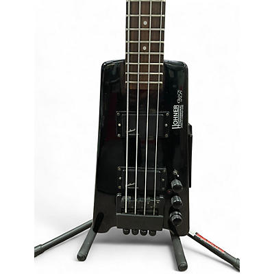 Used Hohner b2a Black Electric Bass Guitar