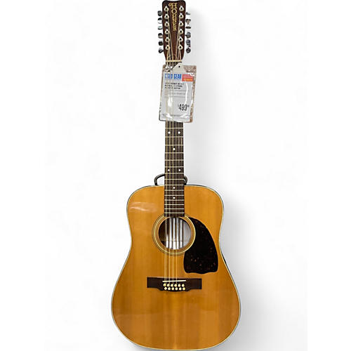 Hohner Used Hohner hg-912 Natural 12 String Acoustic Guitar Natural