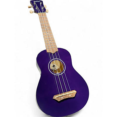 Used Hola Music HM-21 SOPRANO UKULELE BUNDLE  PURPLE Ukulele