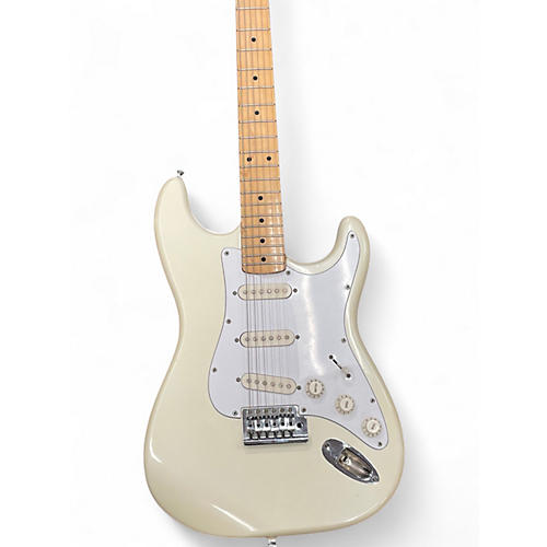 Used Hondo 6 STRING Antique White Solid Body Electric Guitar Antique White