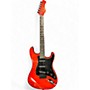 Used Hondo 760 Fame Series Red Solid Body Electric Guitar Red