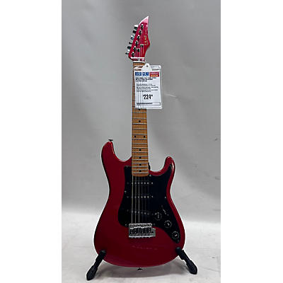 Used Hondo 7634 Fame Series Metallic Red Solid Body Electric Guitar