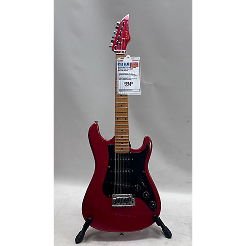 Hondo Used Hondo 7634 Fame Series Metallic Red Solid Body Electric Guitar Metallic Red