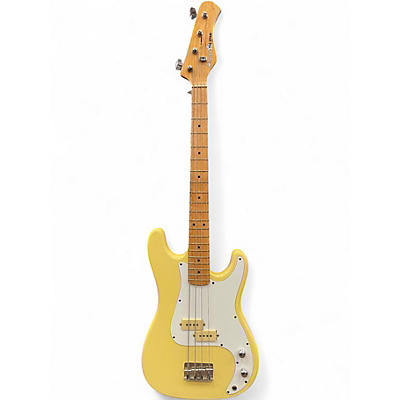 Used Hondo All Star H800 Cream Electric Bass Guitar