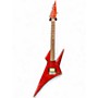 Used Hondo Dagger Metallic Red Solid Body Electric Guitar Metallic Red
