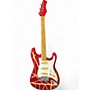 Used Hondo Deluxe Series EVH Red Solid Body Electric Guitar Red