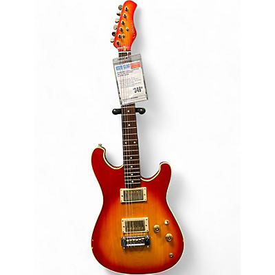 Hondo Used Hondo Fomula Series RED AND YELLOW Solid Body Electric Guitar