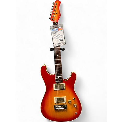 Hondo Used Hondo Fomula Series RED AND YELLOW Solid Body Electric Guitar RED AND YELLOW