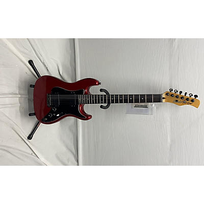 Used Hondo H702 Red Solid Body Electric Guitar