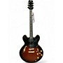 Used Hondo H935 2 Tone Sunburst Hollow Body Electric Guitar 2 Tone Sunburst