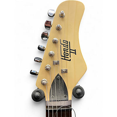 Used Hondo II Blue Solid Body Electric Guitar