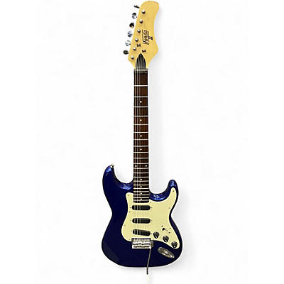 Used Hondo II  S-STYLE Blue Sapphire Solid Body Electric Guitar