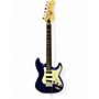 Used Hondo II  S-STYLE Blue Sapphire Solid Body Electric Guitar Blue Sapphire