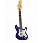 Used Hondo II S Style indigo Solid Body Electric Guitar indigo
