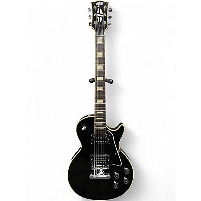 Used Hondo LP Hondo II Black Solid Body Electric Guitar