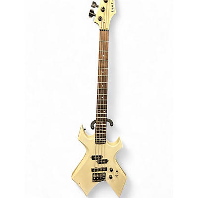 Used Hondo series 887 white Electric Bass Guitar