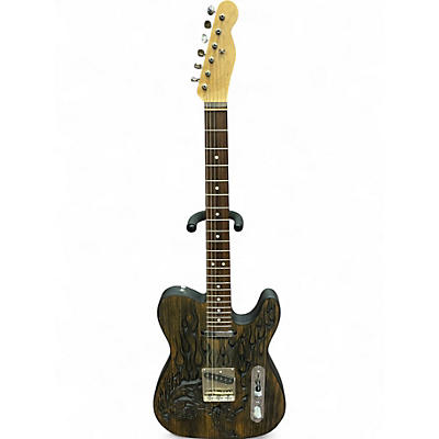 Used Horse Telecaster Partscaster Charcoal Solid Body Electric Guitar