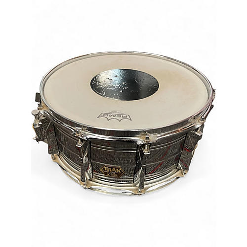 Used Hoshino Hrk 6.5X14 TRAK SD416 SERIES 4 CHROME OVER STEEL Drum CHROME OVER STEEL 15