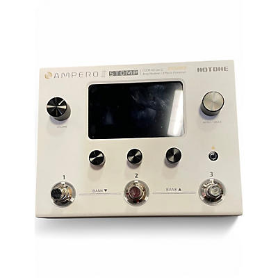 Used Hotone Effects AMPERO ii STOMP Effect Processor