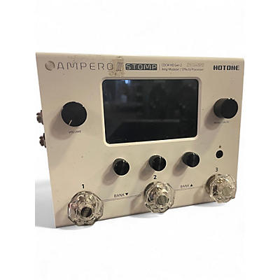 Used Hotone Effects MP-300 Ampero II Stomp Amp Modeler / Effects Processor  Effect Processor
