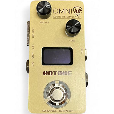 Used Hotone Effects OMNI AC ACOUSTIC SIMULATOR Pedal