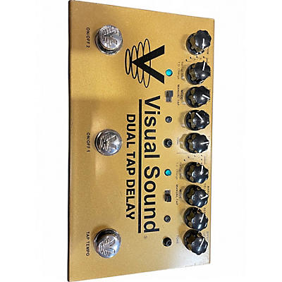 Used Hotone Effects V3DTD Visual Sound Dual Tap Delay Effect Pedal