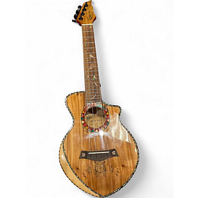 Used Hricane DECMQXM Natural Ukulele