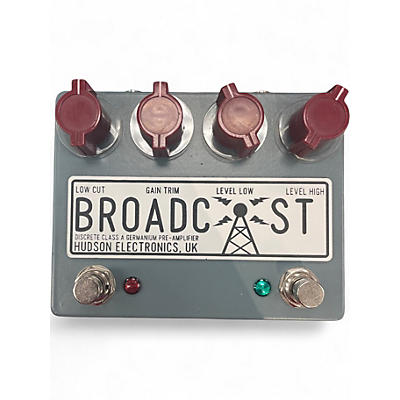 Used Hudson Music Broadcast 2 Switch Discrete Class A Germanium Pre-Amp Pedal