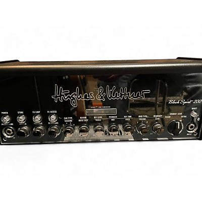 Used Hughes & Kettner black spirit 200 Solid State Guitar Amp Head