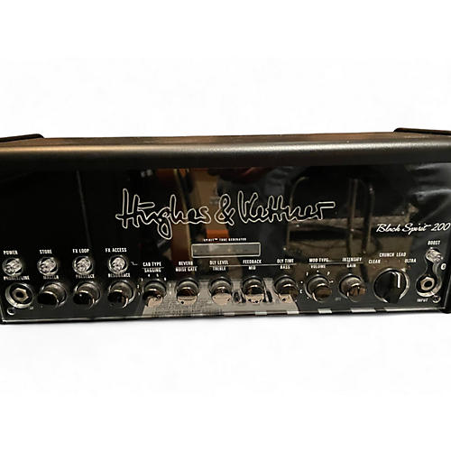 Used Hughes & Kettner black spirit 200 Solid State Guitar Amp Head