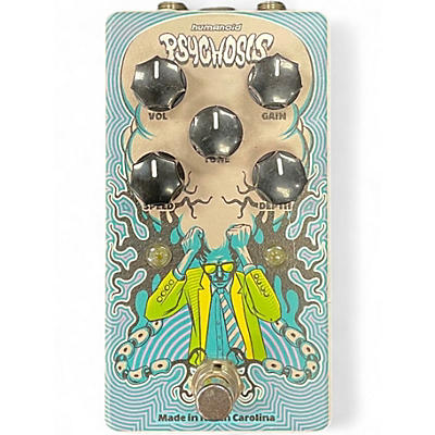 Used Humanoid Psychosis Tweed Overdrive and Tremelo Effect Pedal