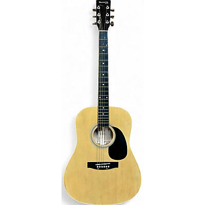 Used Huntington Dreadnought Style Acoustic Guitar Natural Acoustic Guitar