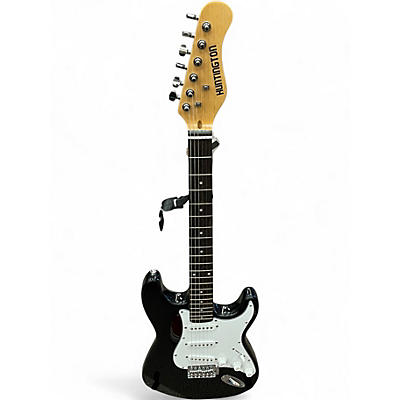 Used Huntington S STYLE Black Solid Body Electric Guitar