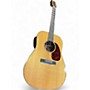 Used Huss & Dalton D-RH herringbone Natural Acoustic Electric Guitar Natural