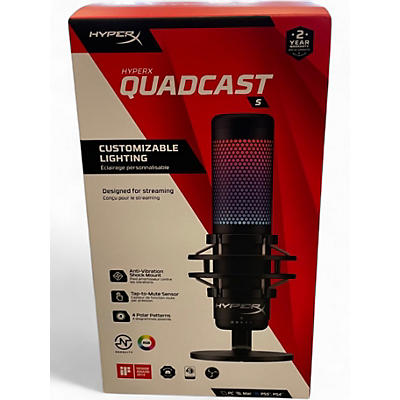 Used Hyper X Quadcast USB Microphone