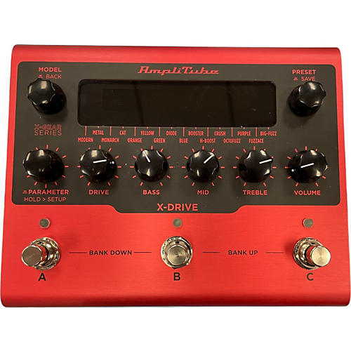 Used IK Multimedia AMPLITUBE X DRIVE Effect Pedal