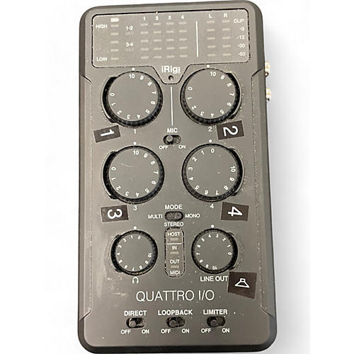 IK Multimedia Used IK Multimedia I RIG QUATTRO Audio Interface