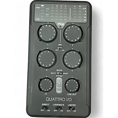 Used IK Multimedia Irig Pro Quattro Audio Interface