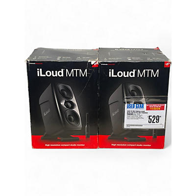 Used IK Multimedia iloud MTM PAIR W RTA MIC Powered Monitor