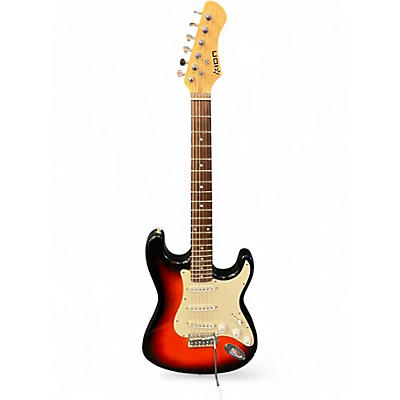 Used ION Strat Style Sunburst Solid Body Electric Guitar