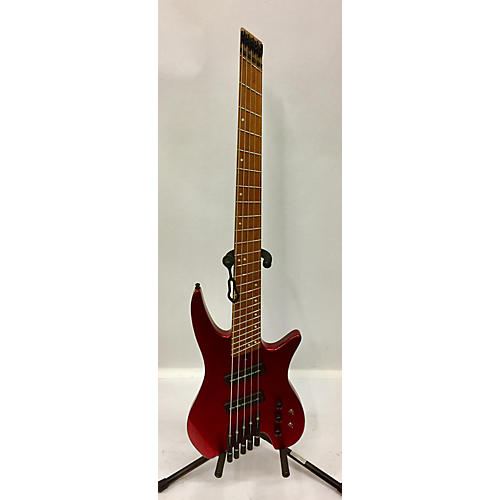 Used IYV CUSTOM 5 STRING MODEL Candy Apple Red Electric Bass Guitar Candy Apple Red
