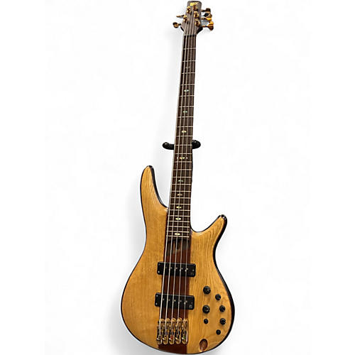 Used Ibanez 1305 Natural Electric Bass Guitar Natural