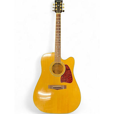 Used Ibanez 2002 AW100CE Natural Acoustic Electric Guitar