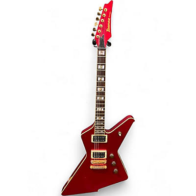 Used Ibanez 2002 DT420 Destroyer MIJ Transparent Cherry Solid Body Electric Guitar