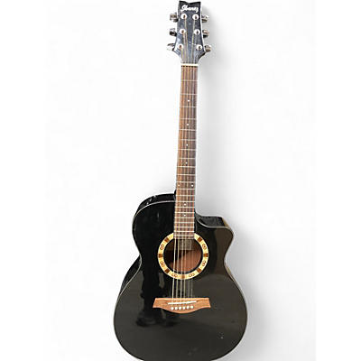 Used Ibanez A100E Black Acoustic Electric Guitar