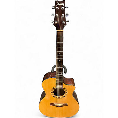 Used Ibanez A100E Natural Acoustic Electric Guitar