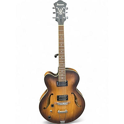Used Ibanez A55LTF Tobacco Flat Hollow Body Electric Guitar