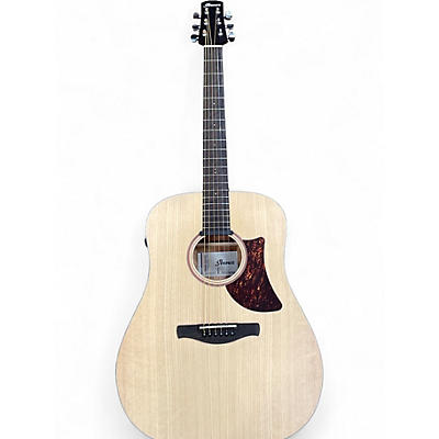 Used Ibanez AAD100E Natural Acoustic Electric Guitar
