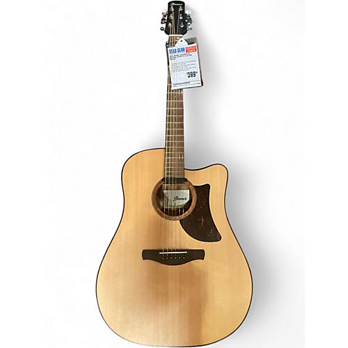 Used Ibanez AAD300CELGS Natural Acoustic Electric Guitar Natural